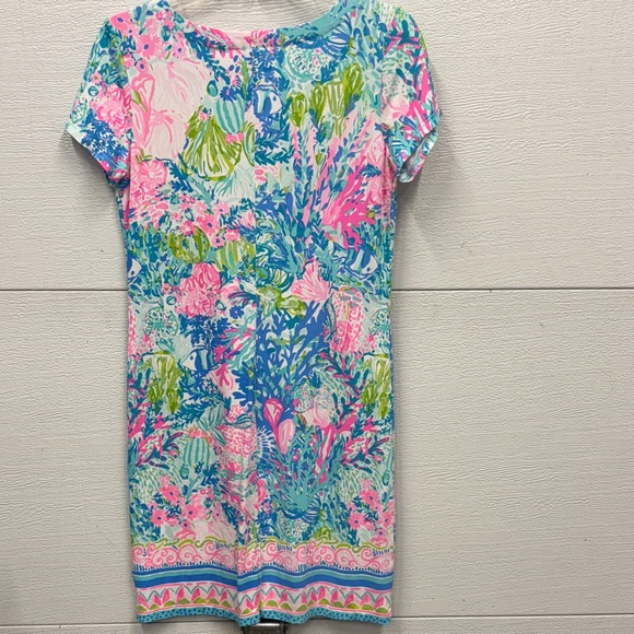 Lilly Pulitzer SOPHILETTA UPF 50+ DRESS IN MULTI FISHED MY WISH!!!  size S - Picture 7 of 7